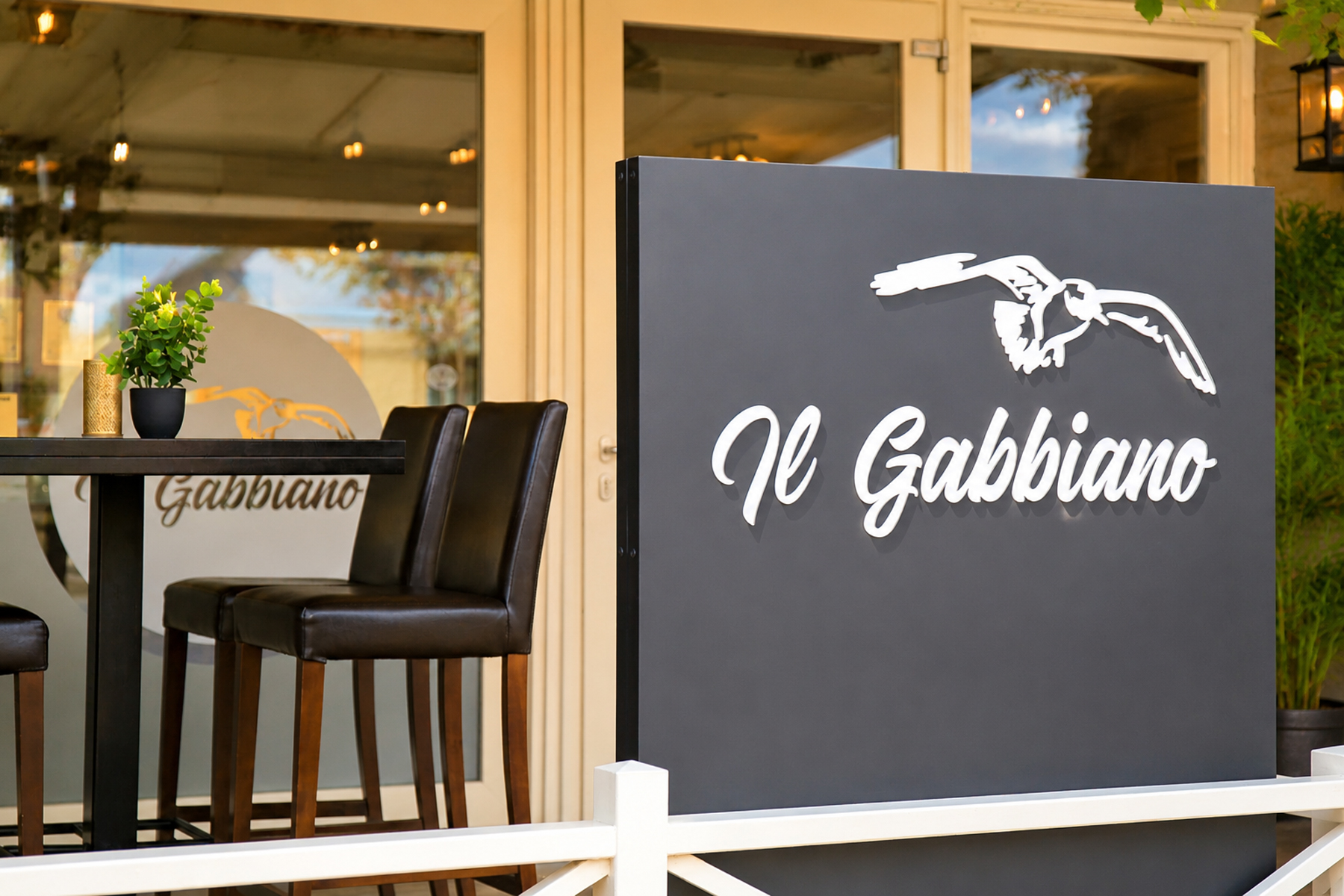 terras Italiaans restaurant